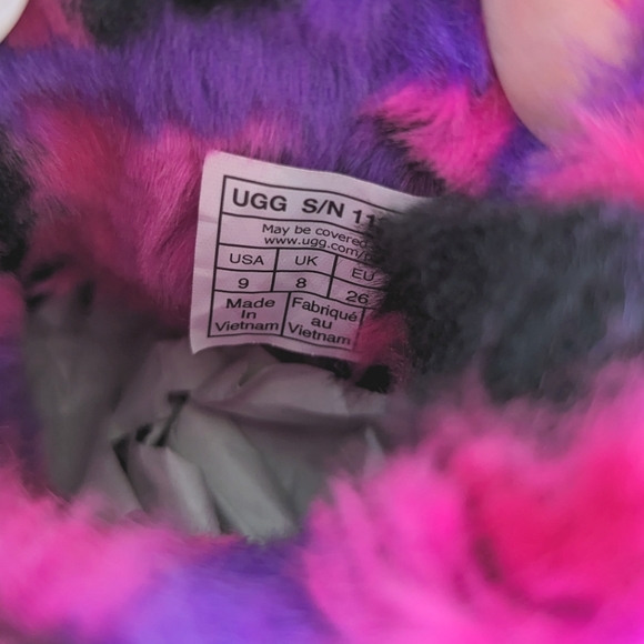 UGG Toddler Girls Bailey Bow Pink & Purple Boots - Picture 5 of 11